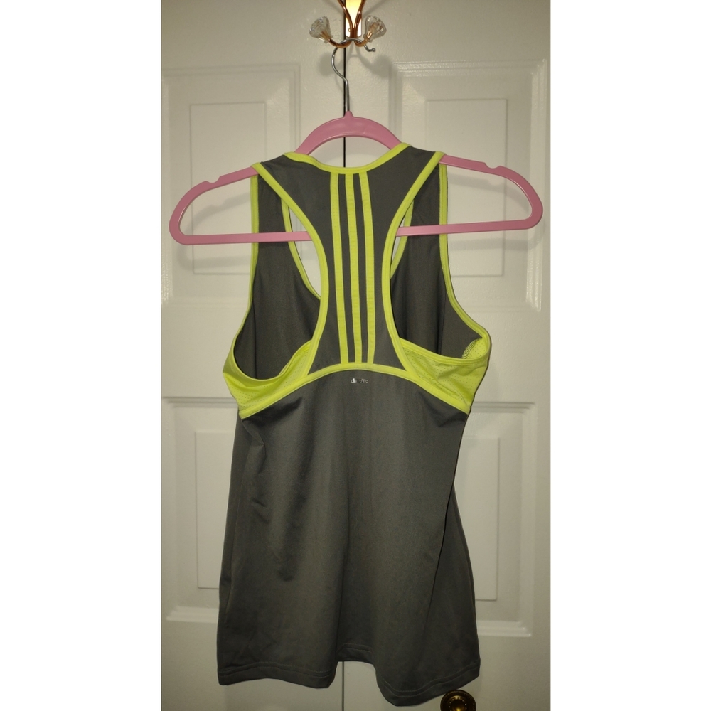 Adidas Athletic Tank Racer-Back Top Small - Picture 2 of 3